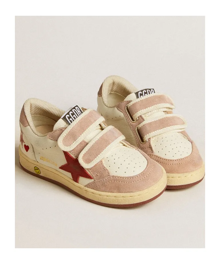 Golden Goose Kids Ball Star Touch Strap Sneakers