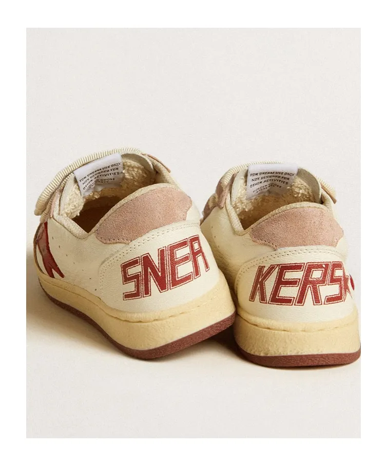 Golden Goose Kids Ball Star Touch Strap Sneakers