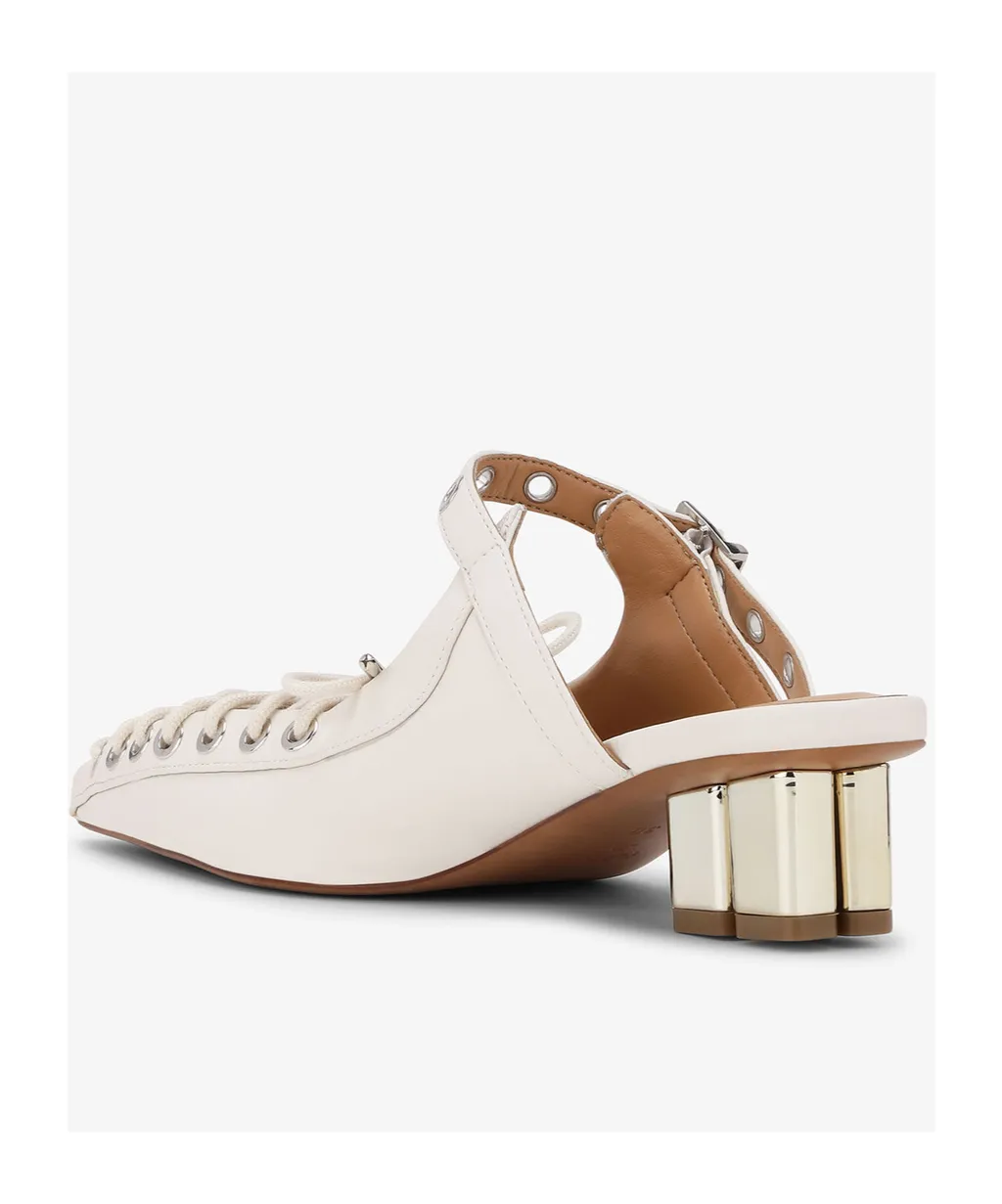 Ganni Eco Leather Heeled Mules
