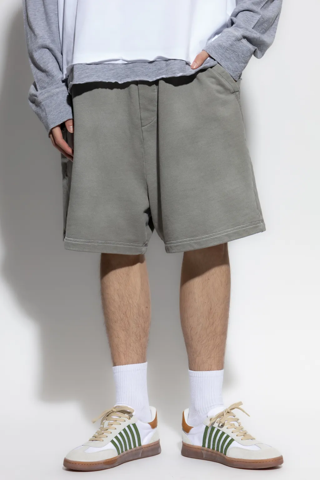 Dsquared2 Elasticated Waistband Knee-Length Shorts