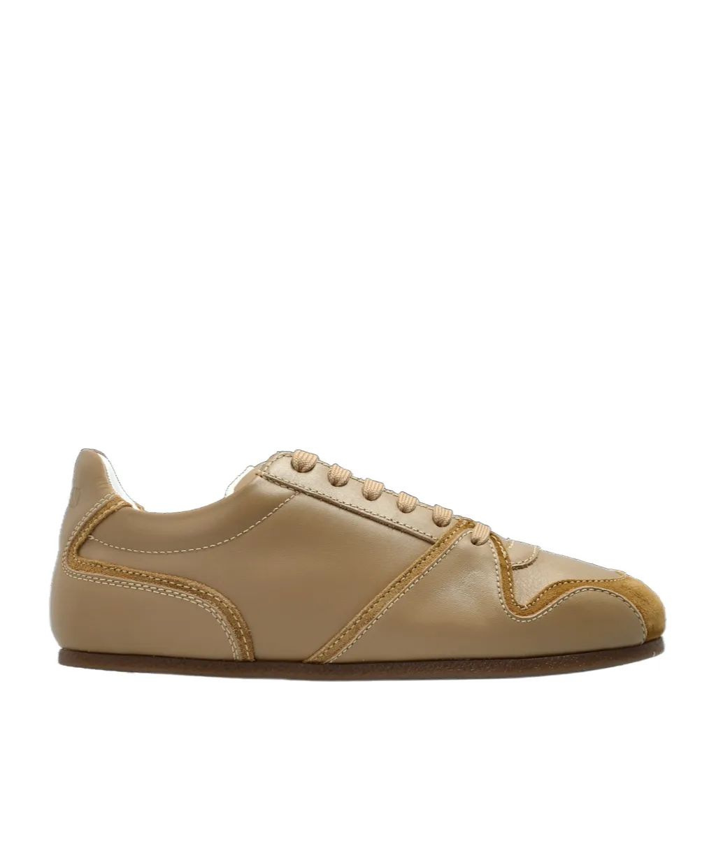 Moschino Round Toe Low-Top Sneakers