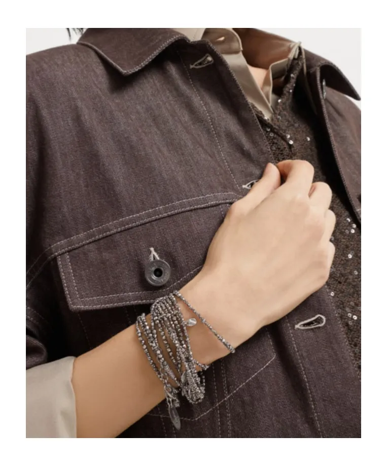 Brunello Cucinelli Shimmering Layered Bracelet