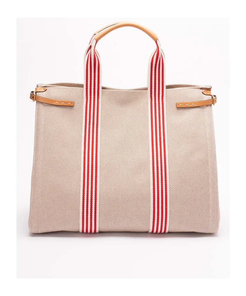 Valentino Antibes Logo Plaque Large Top Handle Bag