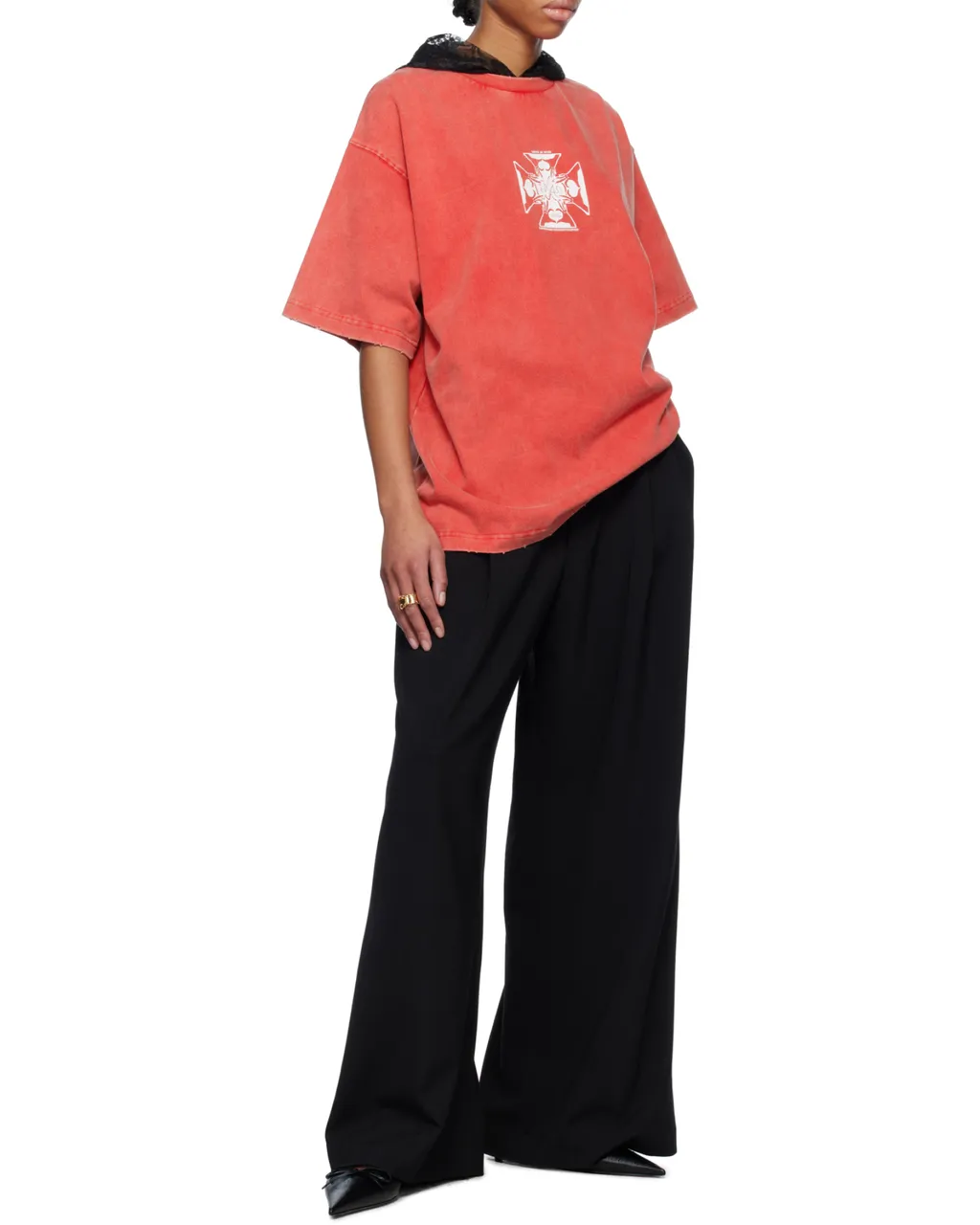 Heart Crosslayered Hoodie