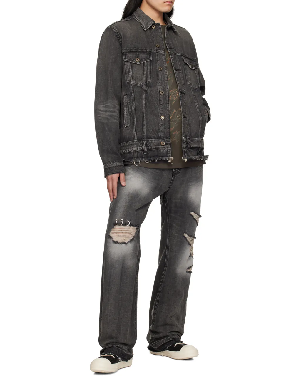 Belted Denim Jacket