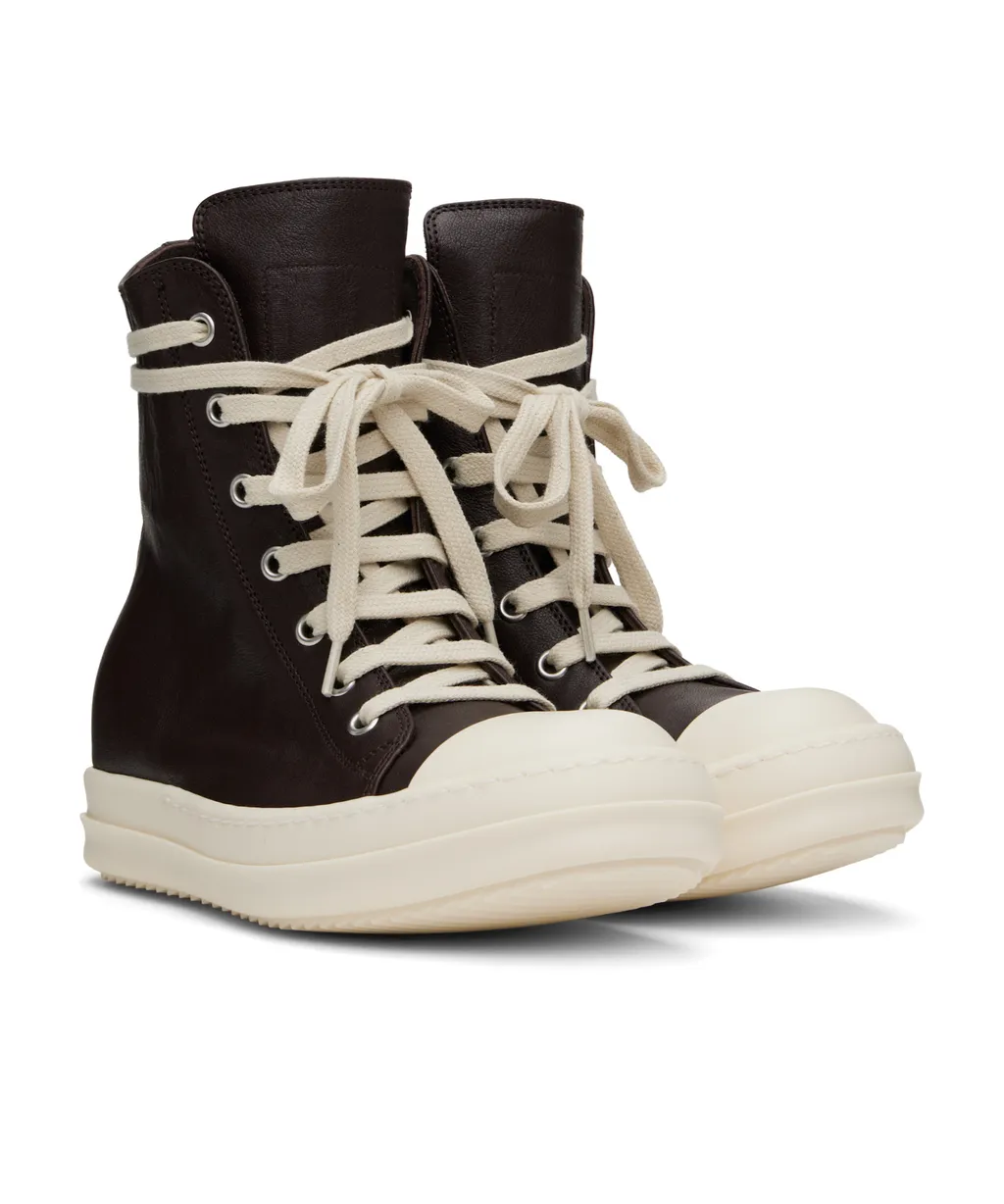 Lace-Up High-Top Sneakers