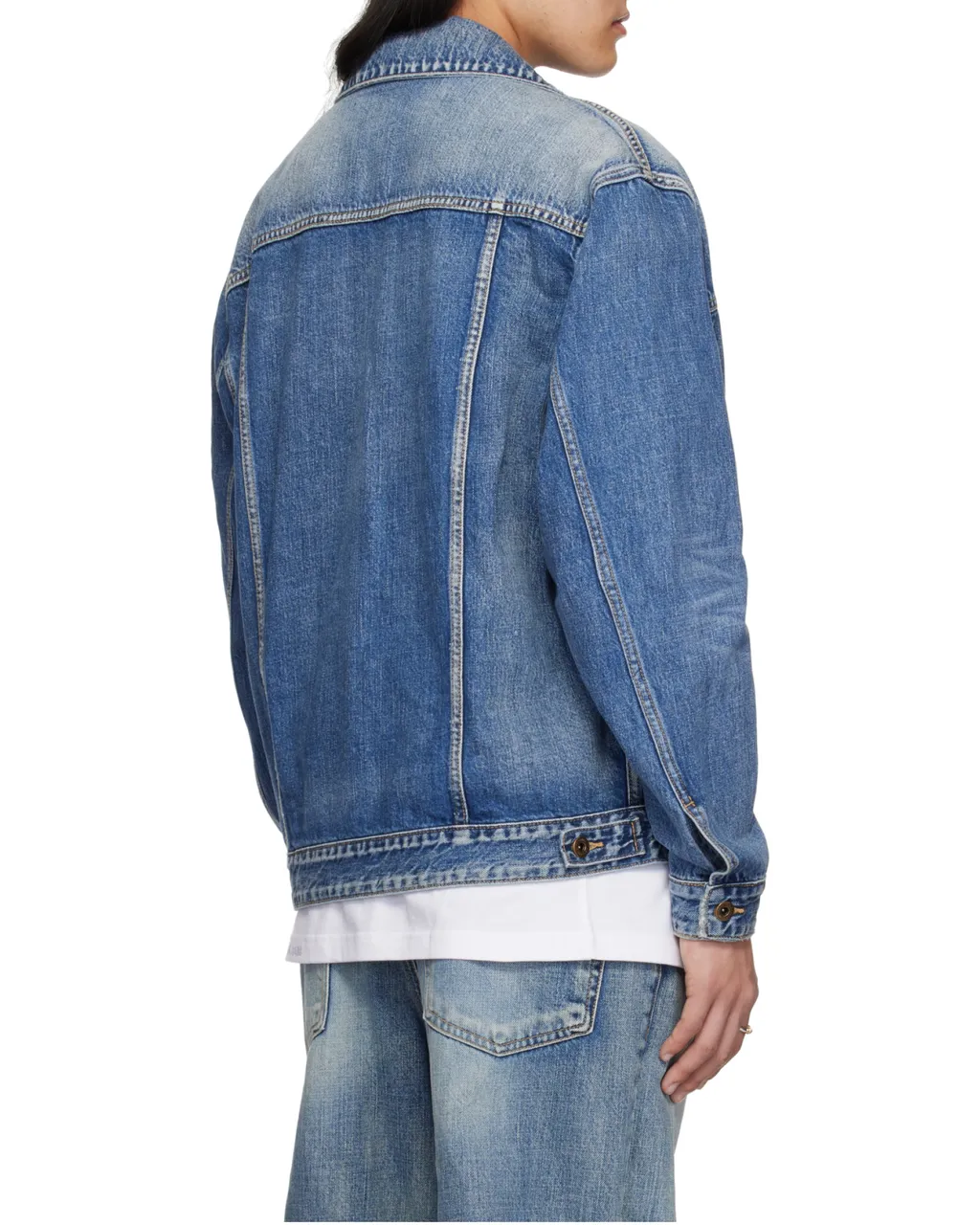 Logo-Embroidered Denim Jacket