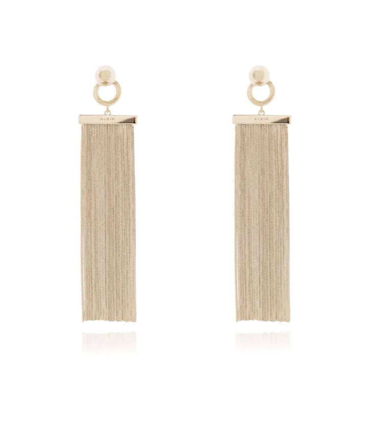 Fringe-Detailing Earrings