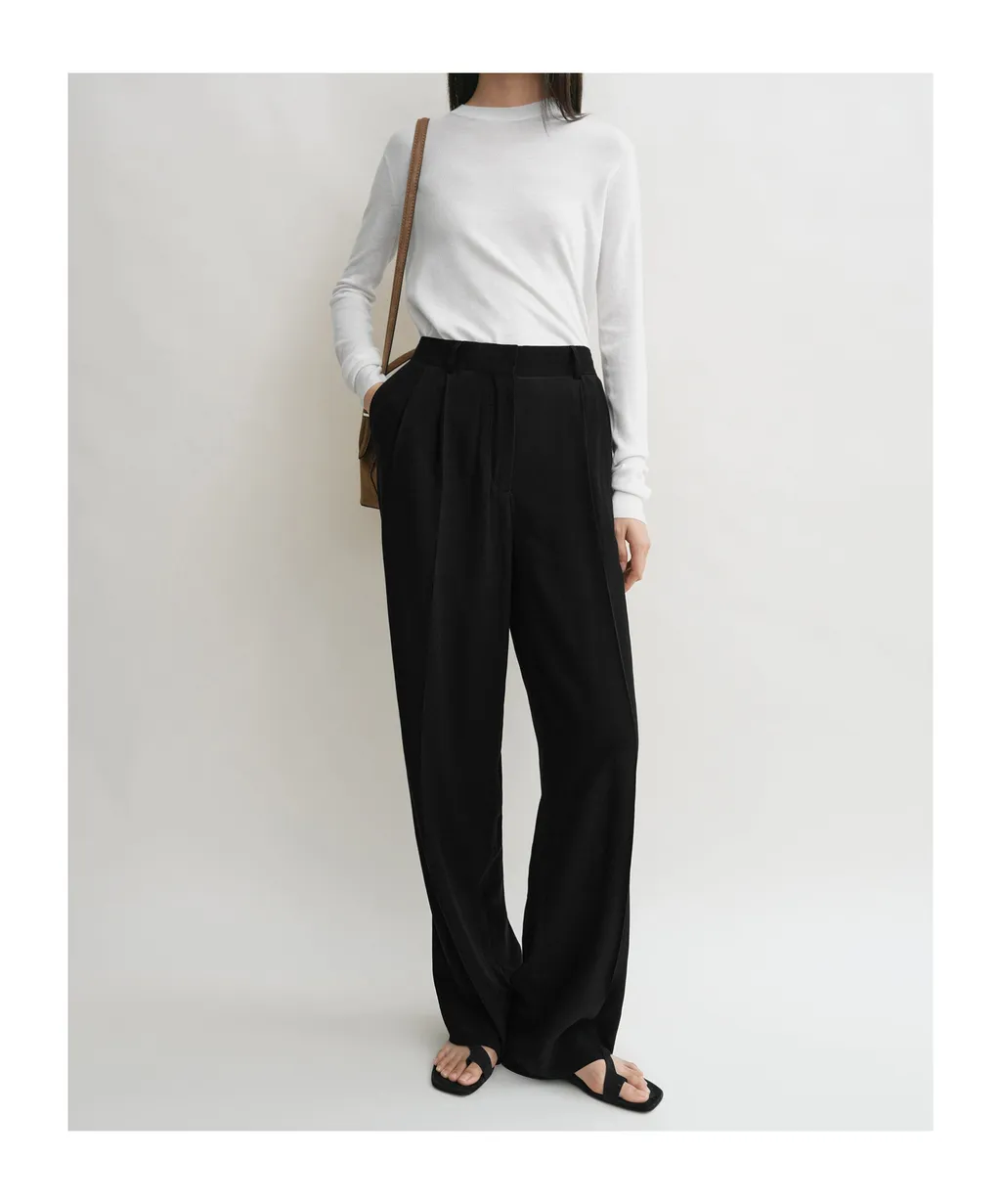 TotÊMe Double-Pleat Summer Trousers