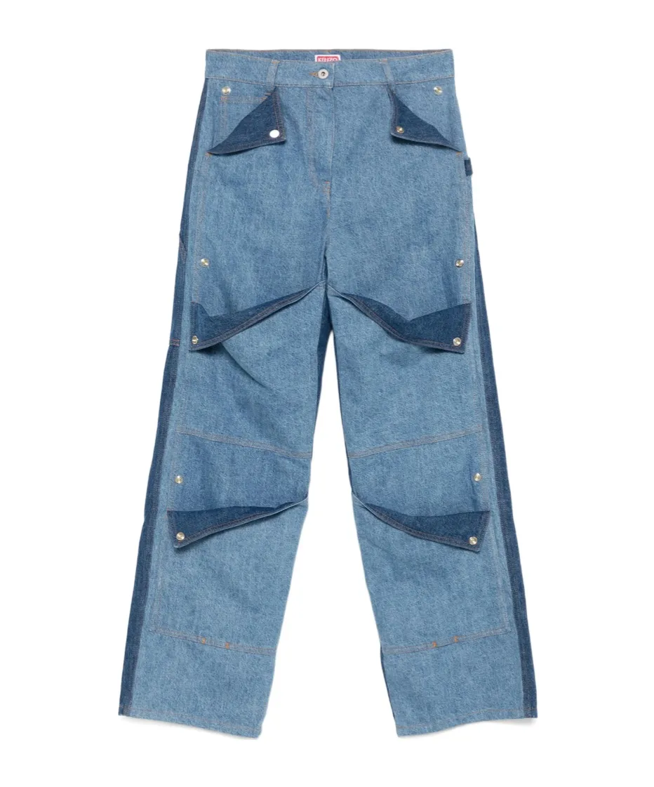 Multipocket Cargo Jeans In Japanese Denim