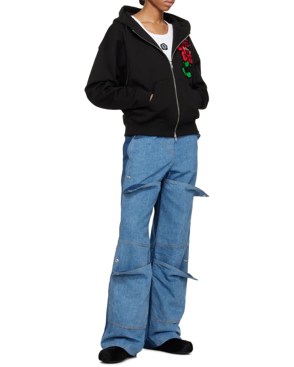 Multipocket Cargo Jeans In Japanese Denim