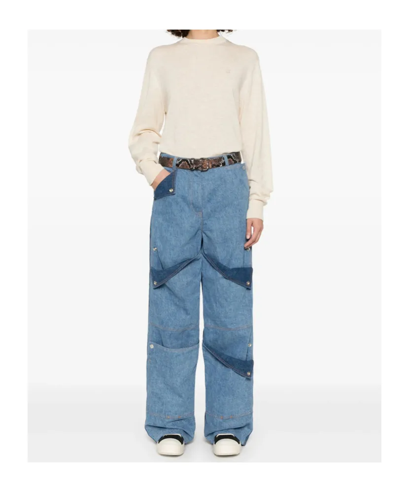 Multipocket Cargo Jeans In Japanese Denim