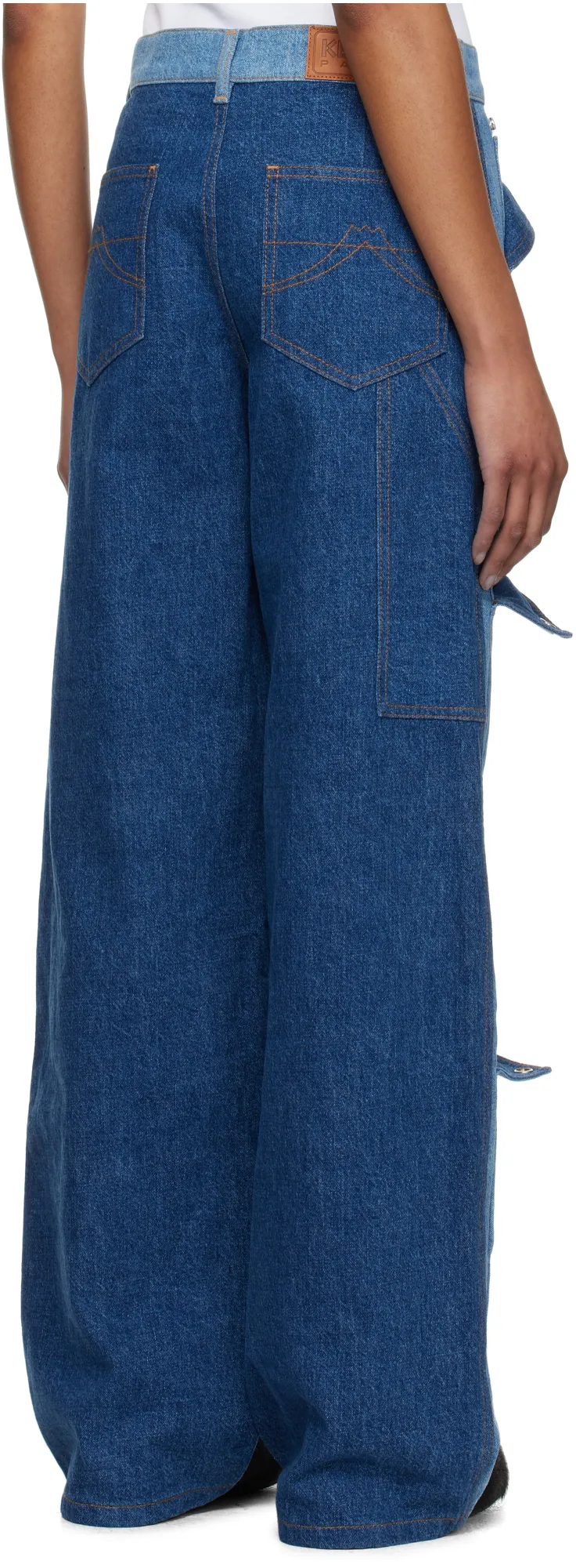 Multipocket Cargo Jeans In Japanese Denim