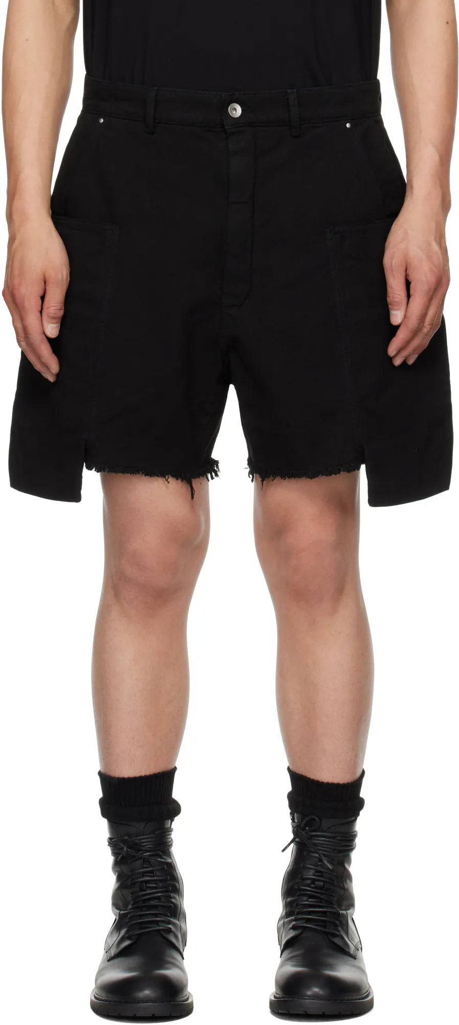 Rick Owens Drkshdw Bermuda Cargo Shorts