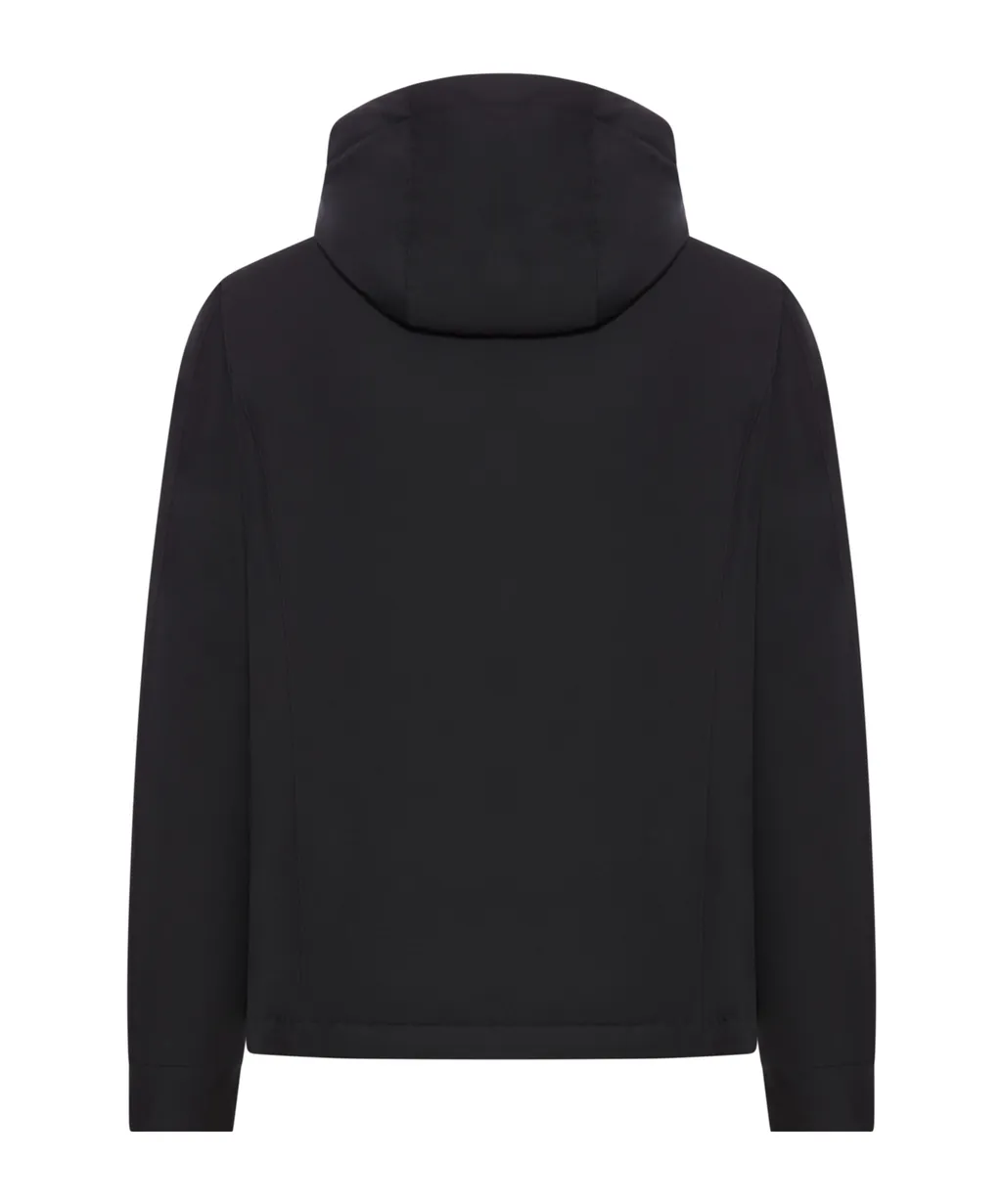 Moorer Removable Hood Zip-Up Coat