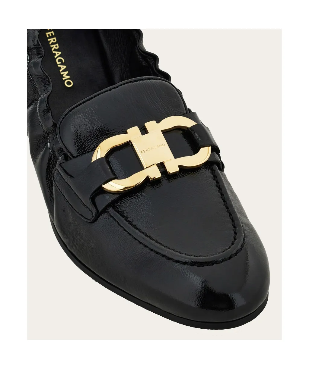 Ferragamo Gancini Plaque Elasticated Loafers