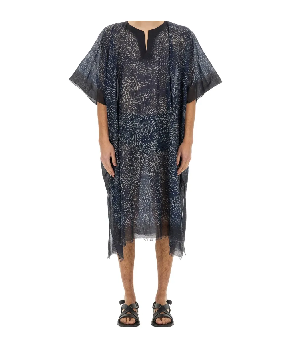Dries Van Noten Printed Kaftan