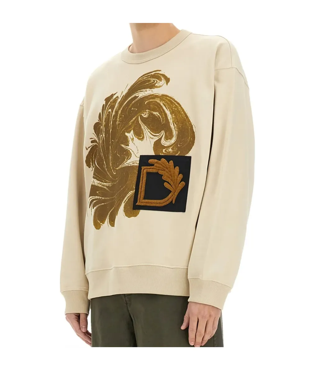 Dries Van Noten Graphic Printed Crewneck Sweatshirt