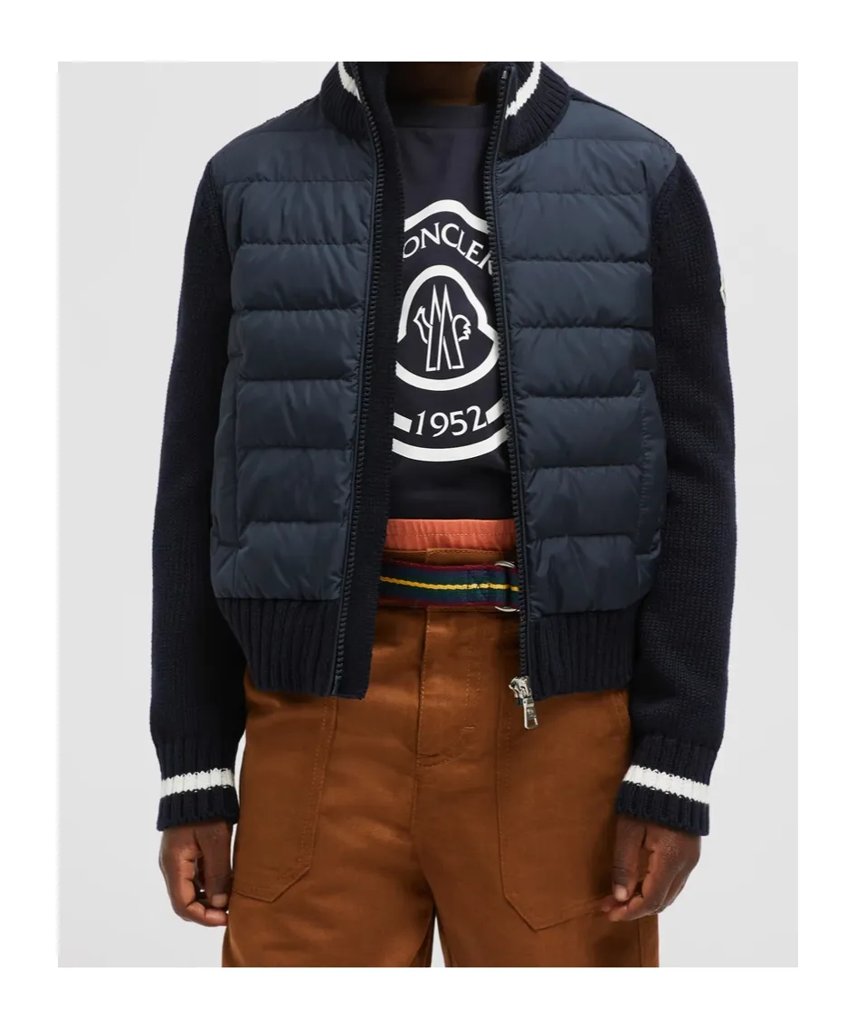 Moncler Enfant Padded Zip-Up Cardigan