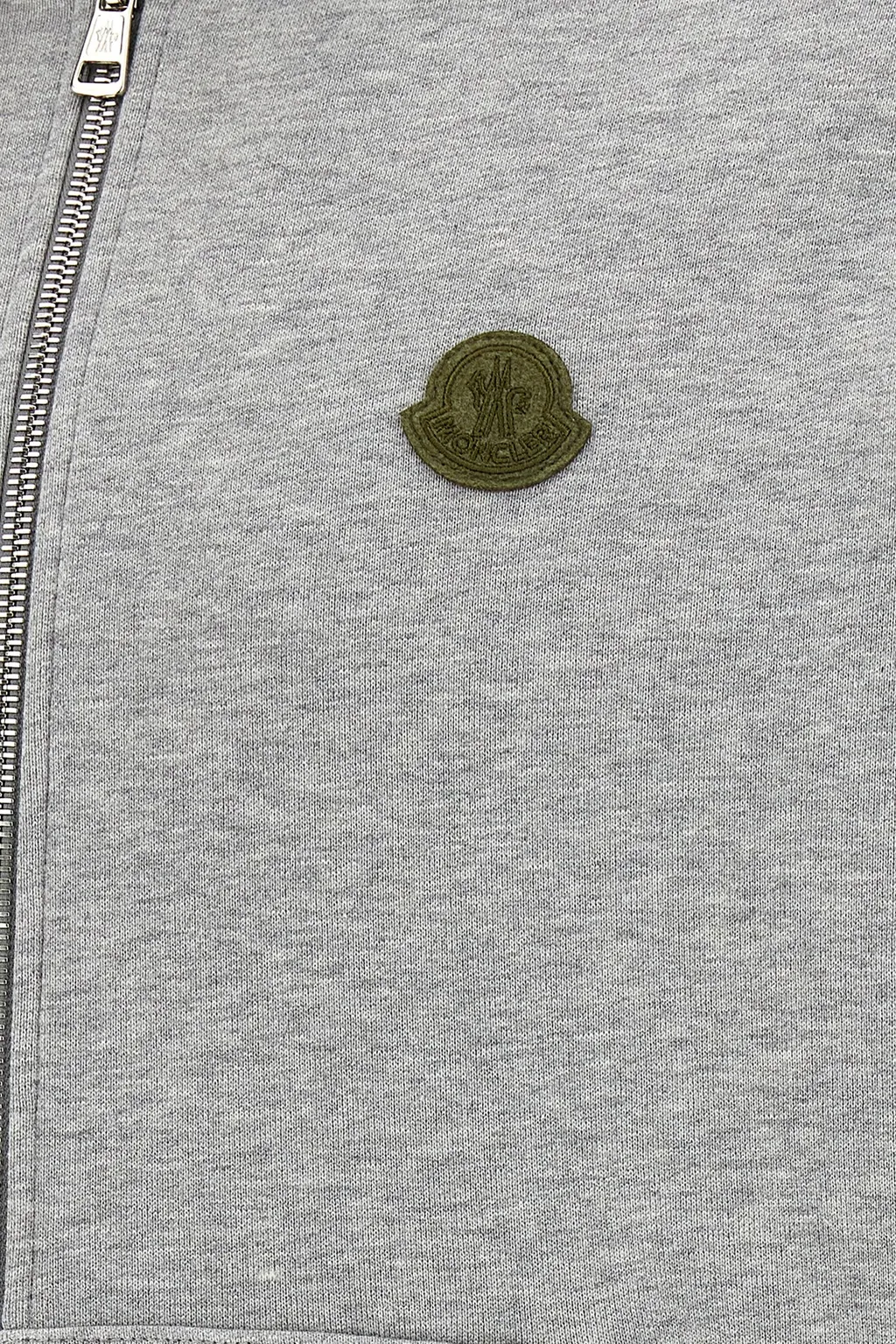 Moncler Logo Patch Zipped Hoodie