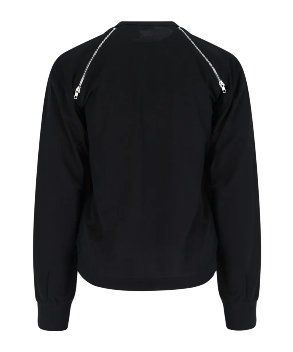Comme Des GarÇOns Homme Plus Zipper Detail T-Shirt