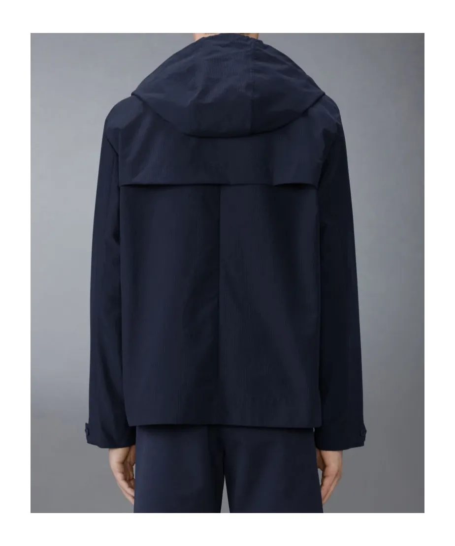 Thom Browne Drawstring Hooded Jacket