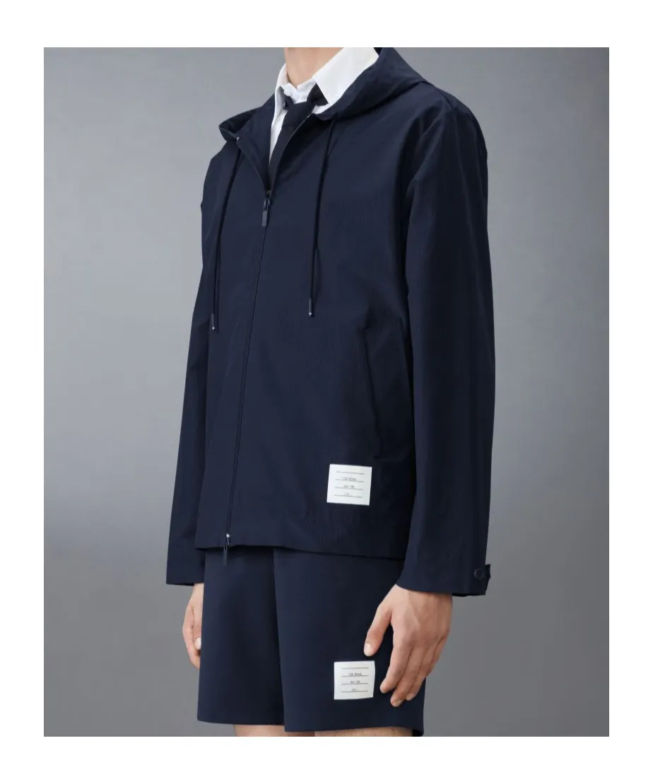 Thom Browne Drawstring Hooded Jacket
