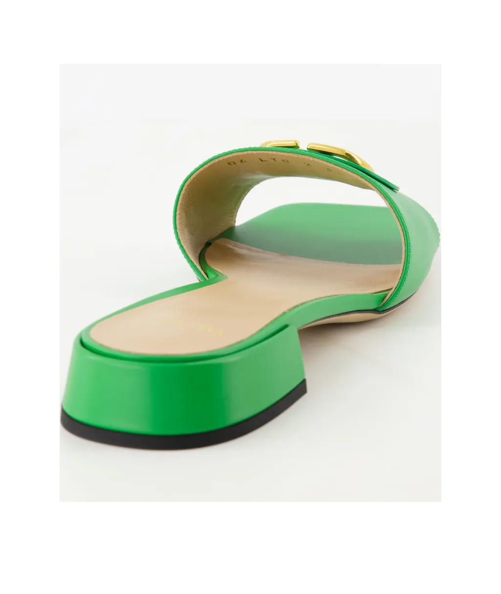 Valentino Vlogo Signature Slip-On Sandals