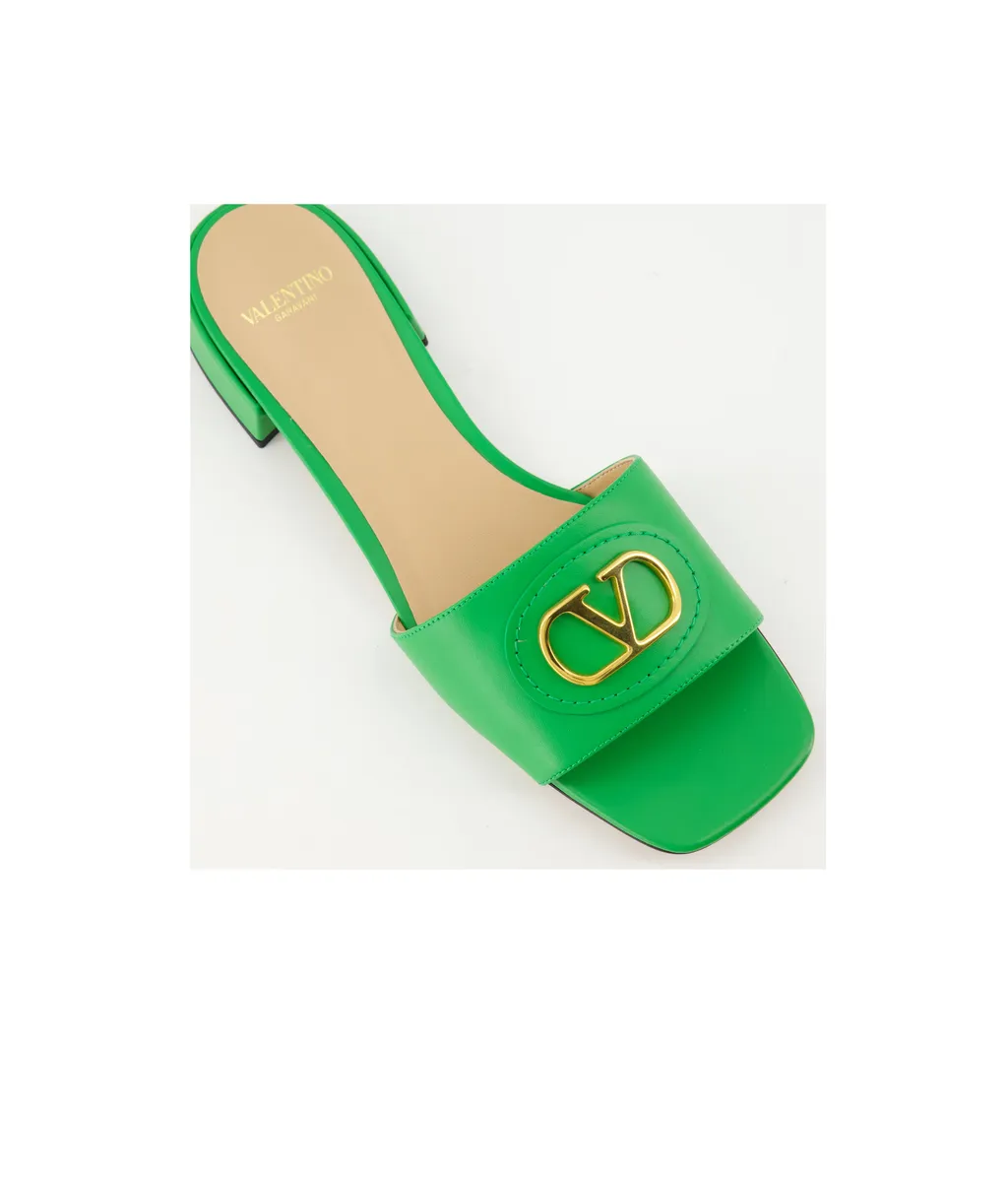 Valentino Vlogo Signature Slip-On Sandals