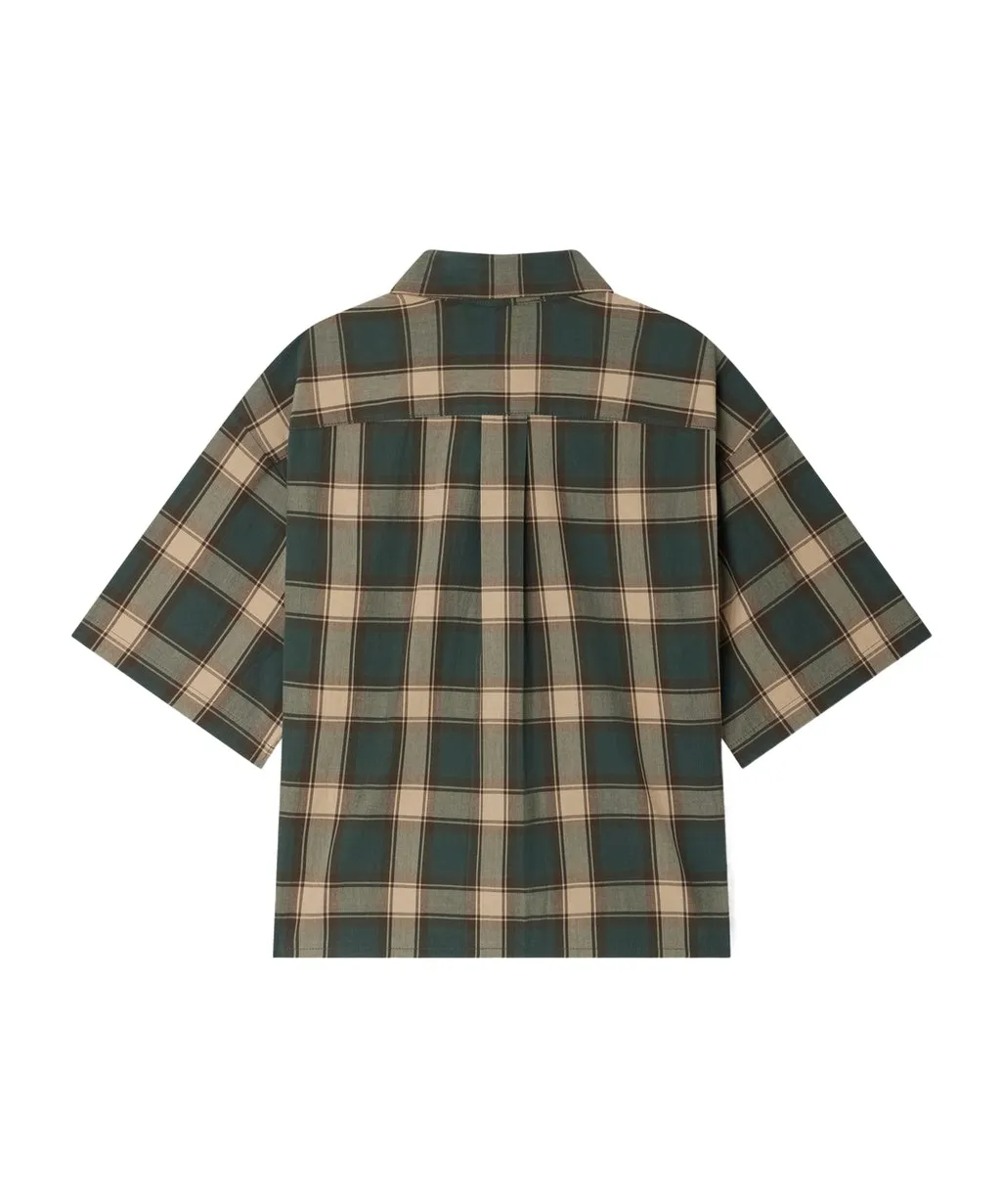 Bonpoint Elyas Logo Embroidered Checked Shirt