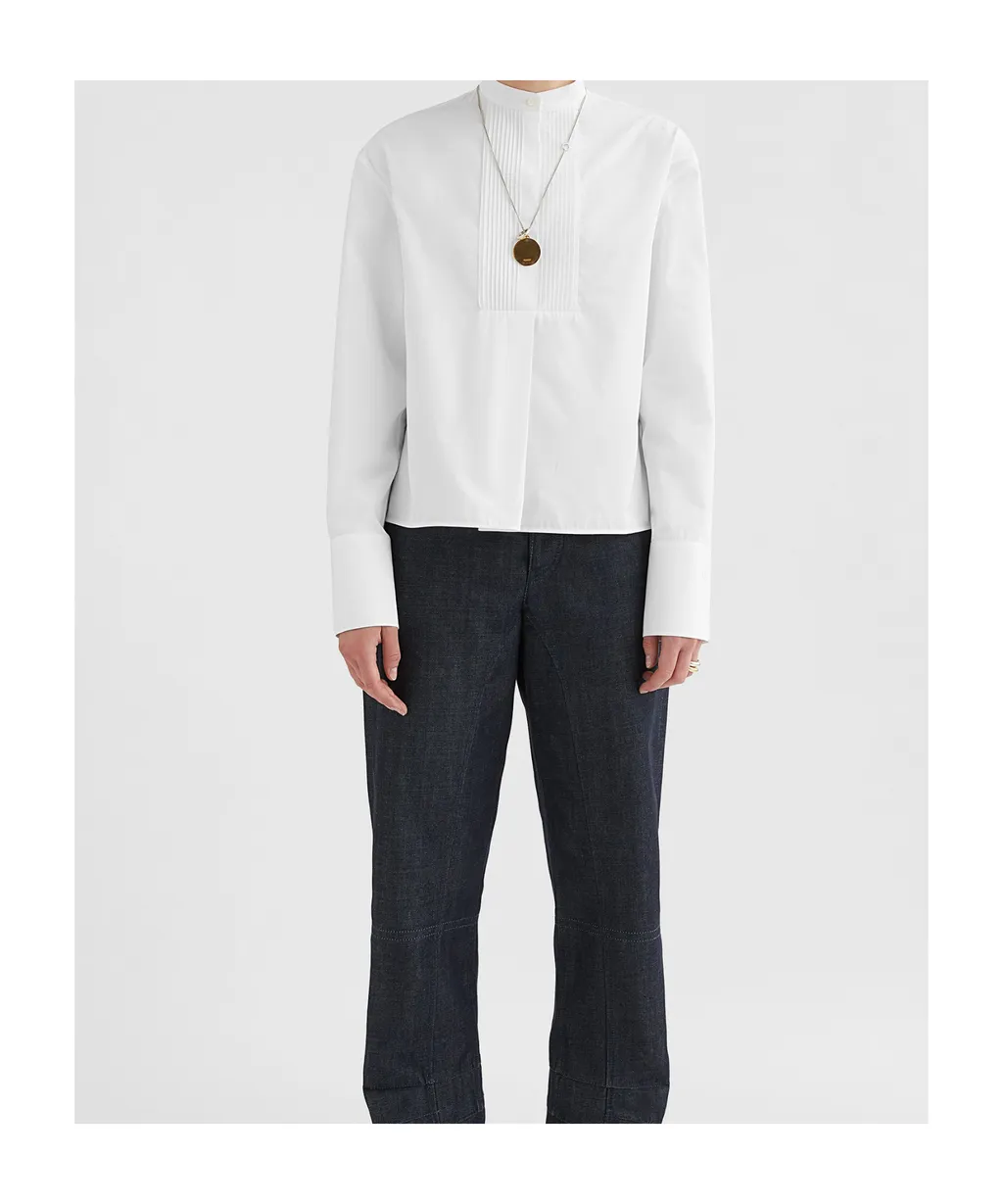 Jil Sander Mandarin Collar Shirt