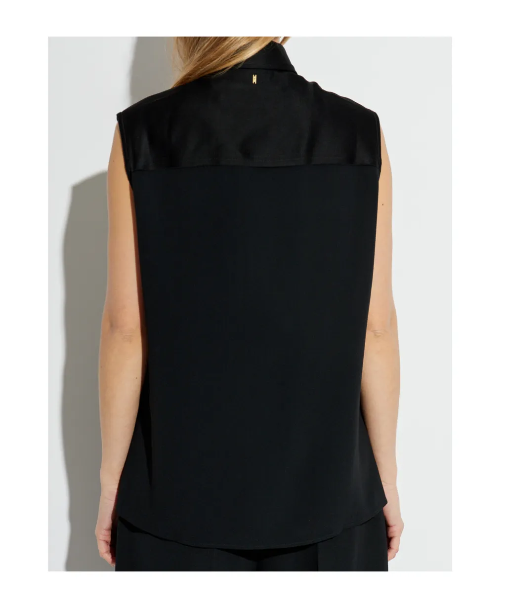 Ami Paris Buttoned Sleeveless Shirt
