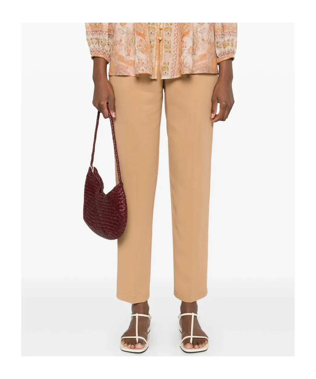 Elastic Waist Casual Pants