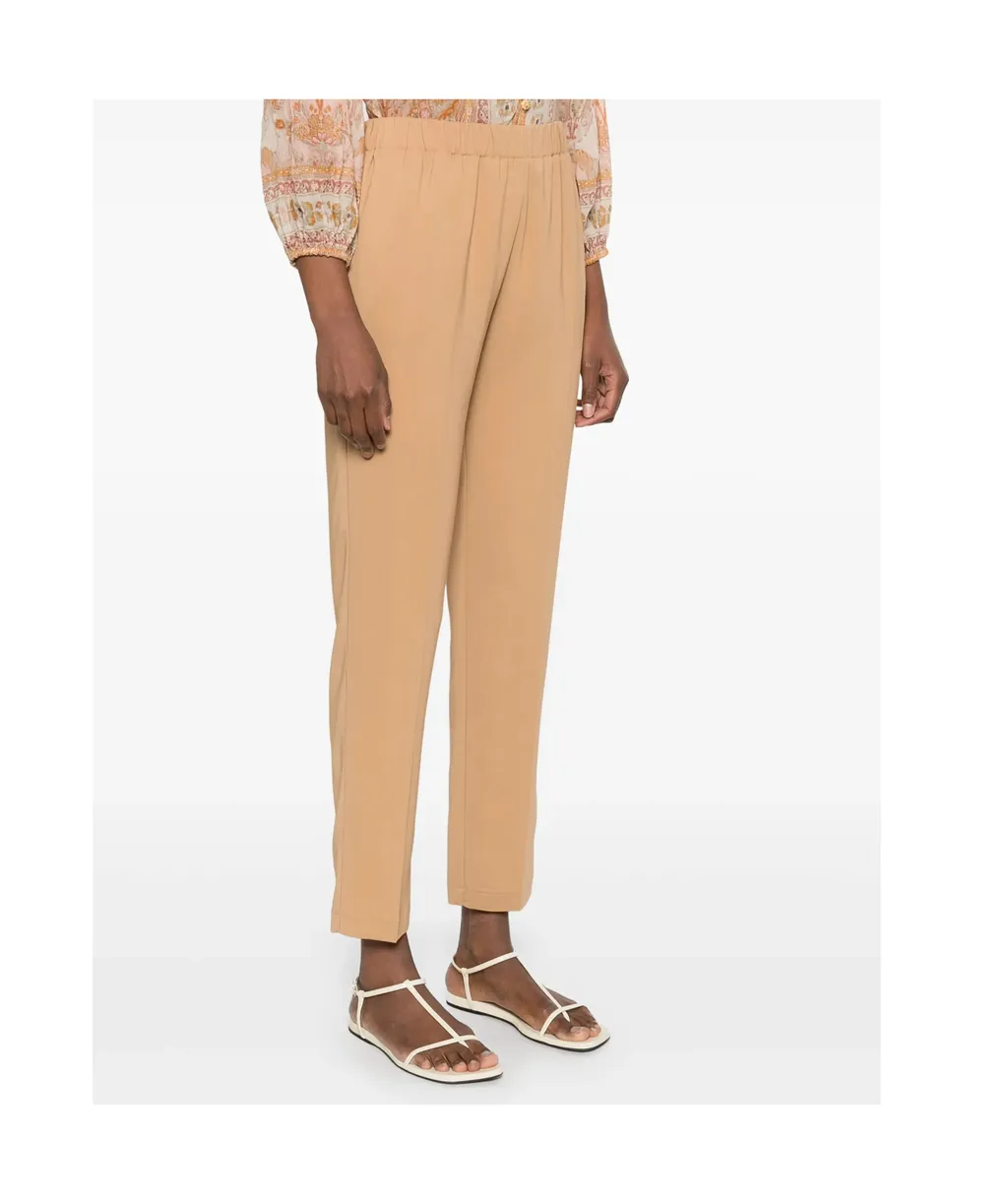 Elastic Waist Casual Pants