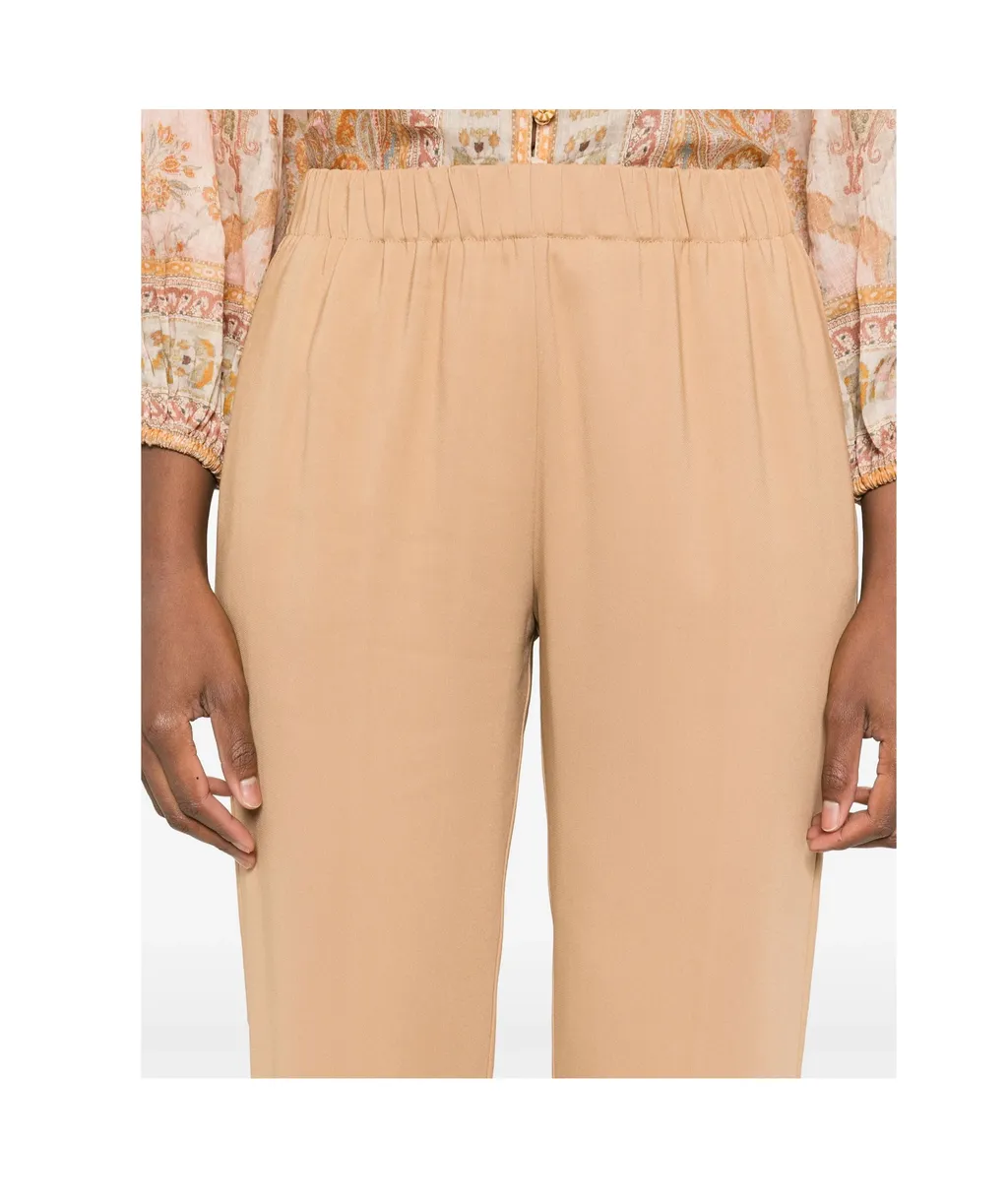 Elastic Waist Casual Pants