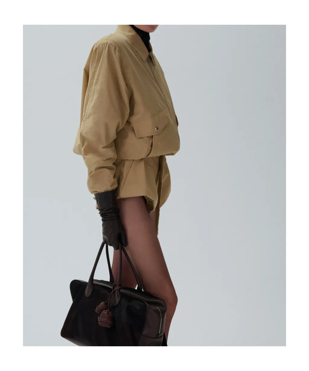 Magda Butrym Oversized Bomber Jacket