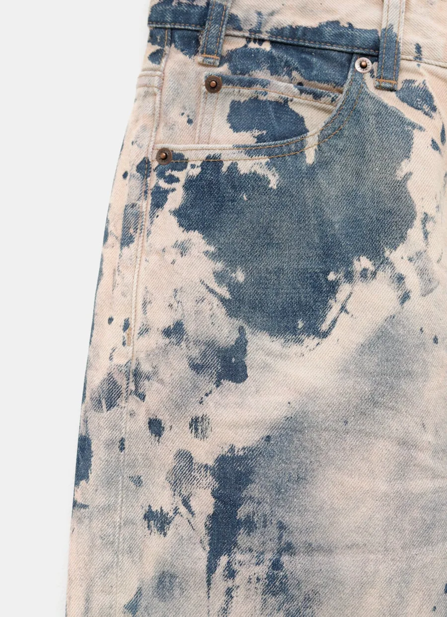 Wesley Jeans In Indigo Clouds Wash Denim