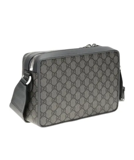 Gucci All-Over Patterned Zip-Up Shoulder Bag