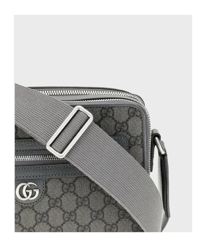 Gucci All-Over Patterned Zip-Up Shoulder Bag