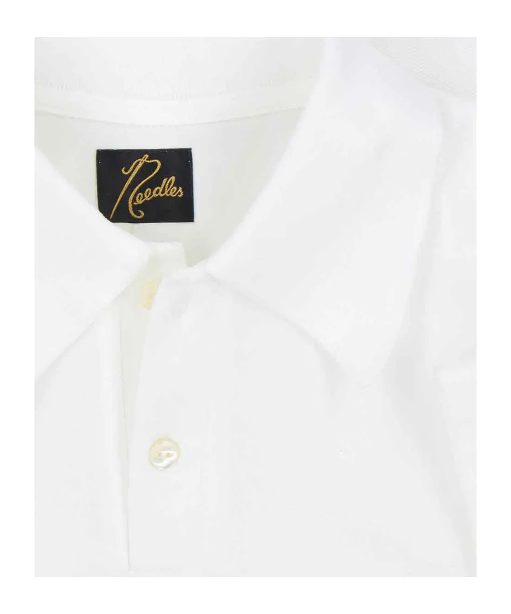 Needles S/S Butterfly Embroidered Polo Shirt