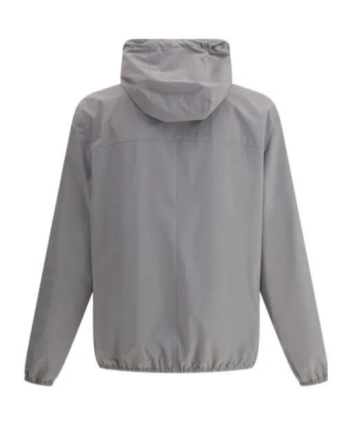 Brunello Cucinelli Logo Embroidered Zip-Up Hooded Jacket