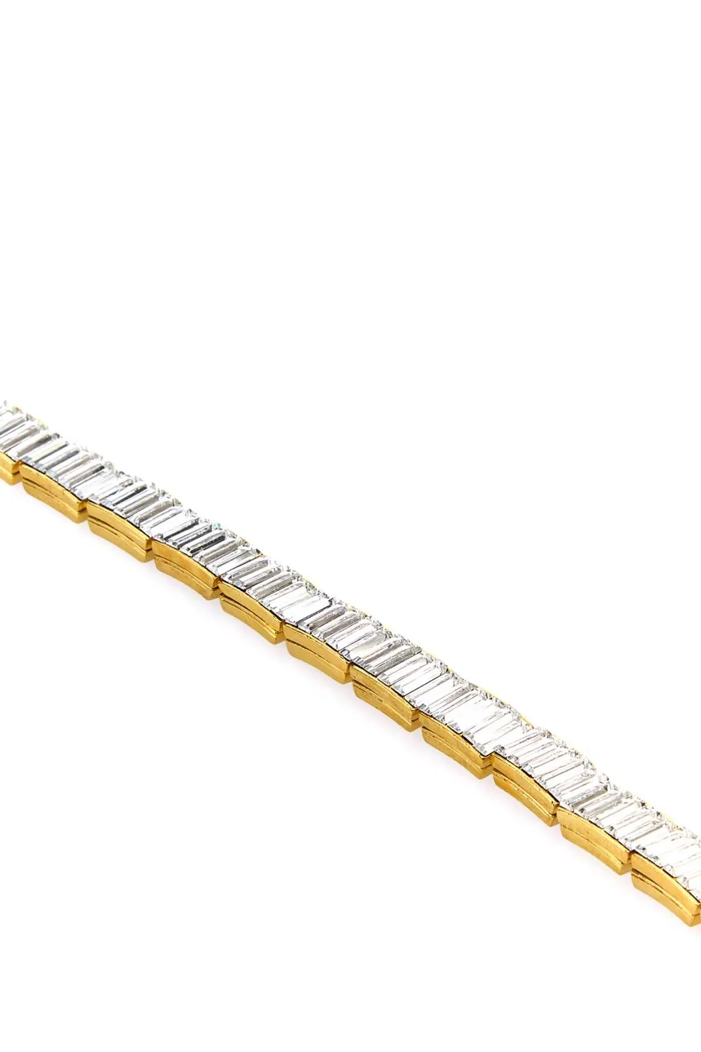 Alessandra Rich Embellished Baguette Choker