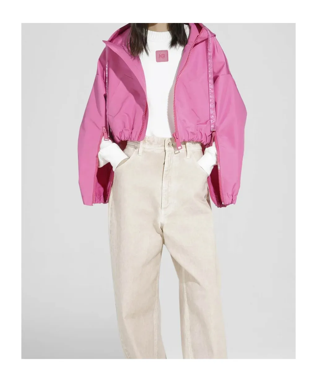 Khrisjoy Drawstring Hooded Jacket
