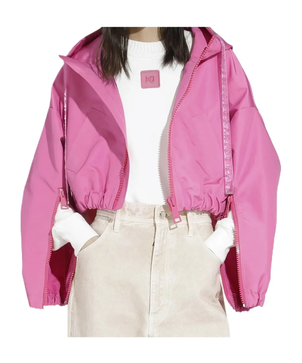 Khrisjoy Drawstring Hooded Jacket