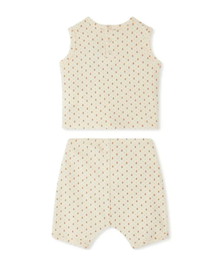 Sleeveless Top Set