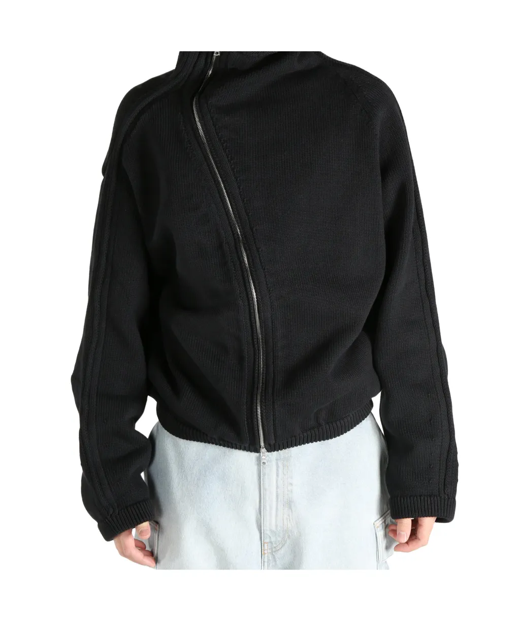 Dries Van Noten Metro Zip-Up Cardigan