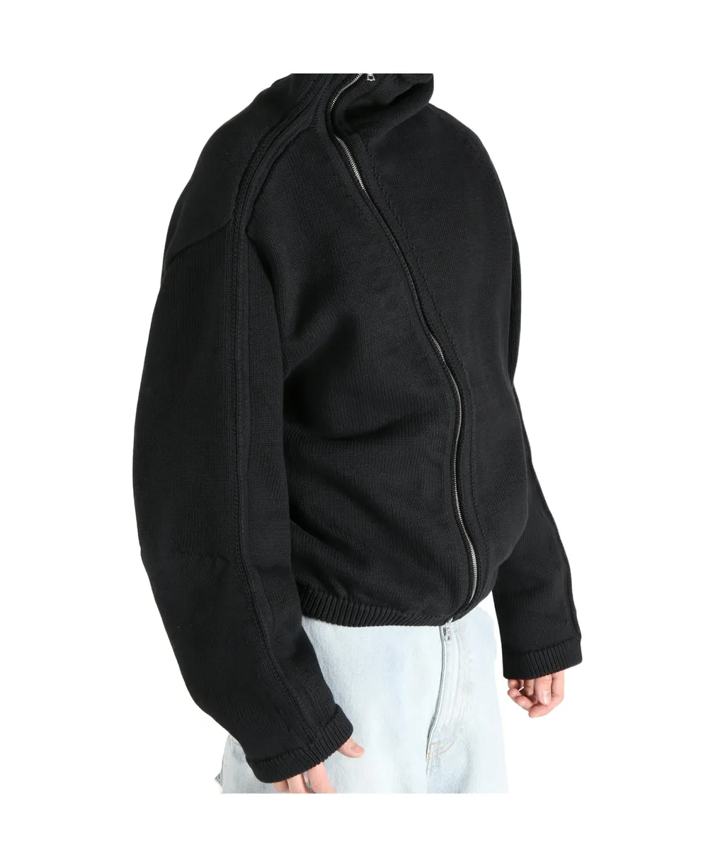 Dries Van Noten Metro Zip-Up Cardigan