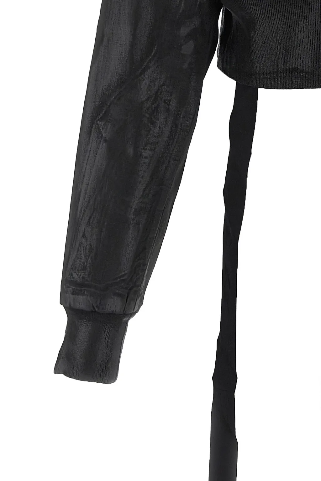 Rick Owens Drkshdw Cropped Zipped Bomber Jacket