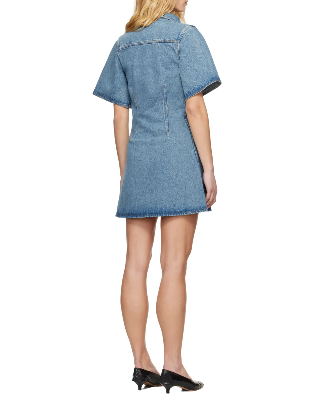 Ami Short Sleeve Shirt Dress