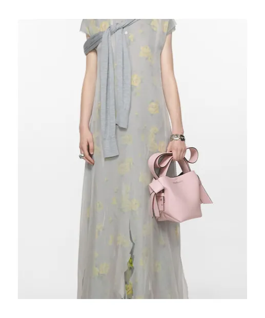 Acne Studios Musubi Logo Debossed Mini Shoulder Bag